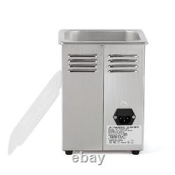 0.5GAL 2L 0.07CF Heating Digital Ultrasonic Cleaner 50W