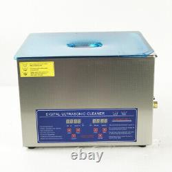 10 Liter Ultrasonic Cleaner Digital Cleaning Equipment Industry Heated With Timer