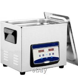 10L-15L Ultrasonic Cleaner Digital Heated Timer Ultra Sonic Cleaner Machine US