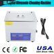 10L 40kHz Stainless Steel Ultrasonic Cleaner Heating Machine Heater withTimer USA