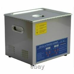 10L Dental Digital LCD Ultrasonic Cleaner Cleaning Stainless Steel JPS-40A Home