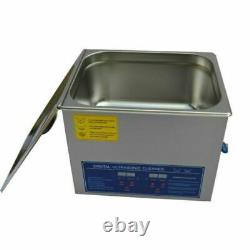 10L Dental Digital LCD Ultrasonic Cleaner Cleaning Stainless Steel JPS-40A Home