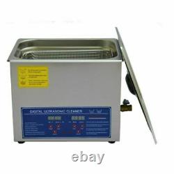 10L Dental Digital LCD Ultrasonic Cleaner Cleaning Stainless Steel JPS-40A Home