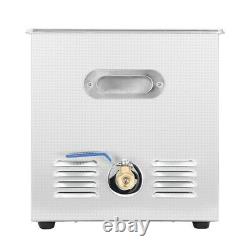 10L Digital Cleaning Machine Ultrasonic Cleaner Bath Tank Timer Heated Machine