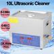 10L Digital Ultrasonic Cleaner Kit Ultra Sonic Heat Cleaning Jewellery Gun