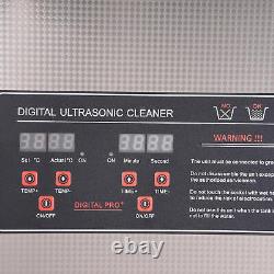 10L Digital Ultrasonic Cleaner Professional Cleaner with Digital Timer & heater