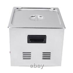 10L Digital Ultrasonic Cleaner Tank Timer Heated Stainless Steel Cleaning Bath