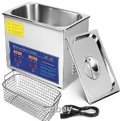 10L Industry Heated Digital Stainless Steel Ultrasonic Cleaner Heater withTimer