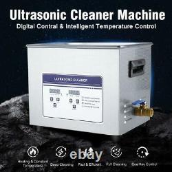 10L Liter Cleaner Machine LCD Digital Heated Industrial Ultrasonic Cleaner Timer