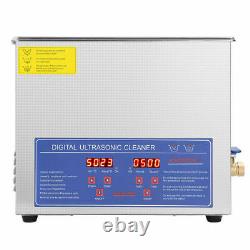 10L Professional Digital Ultrasonic Cleaner Machine Bath Tank With Timer Heated