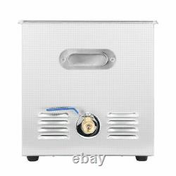 10L Professional Digital Ultrasonic Cleaner Machine Bath Tank With Timer Heated