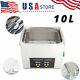 10L Professional Digital Ultrasonic Cleaner Machine with Timer Heated Cleaning