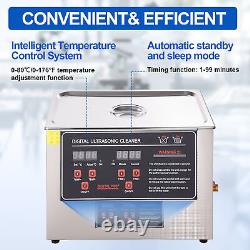 10L Ultra Cleaner with Timer Heating Machine Digital Sonic Cleaner