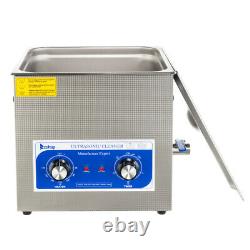 10L Ultrasonic Cleaner Cleaning Equipment 40kHz Industry Heated Heater withTimer