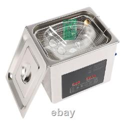 10L Ultrasonic Cleaner Dental Lab Instruments Cleaning Machine with Heater Timer