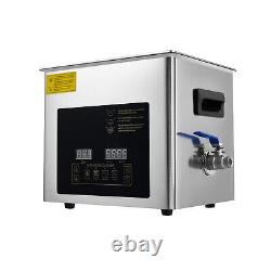 10L Ultrasonic Cleaner Dental Lab Instruments Cleaning Machine with Heater Timer