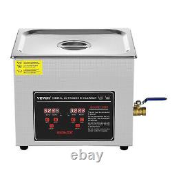 10L Ultrasonic Cleaner with Timer Heating Machine Digital Sonic Cleaner