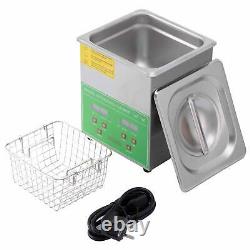 10L Ultrasonic Cleaning Basket Stainless Steel Cleaner Sigital Timer Heat Contro