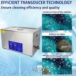 110V 30L Ultrasonic Cleaner 8.0 Gal Professional Ultrasonic Cleaner 40kHz