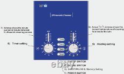 15L Degas Sweep Heated Ultrasonic Cleaner Industrial Cleaning Machine DR-DS150