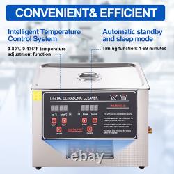 15L Digital Ultrasonic Cleaner Professional Cleaner with Digital Timer & heater