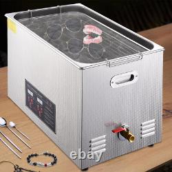 15L Digital Ultrasonic Cleaner Professional Cleaner with Digital Timer & heater