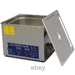 15L Digital Ultrasonic Cleaner Stainless Steel Cleaning Washing Machine