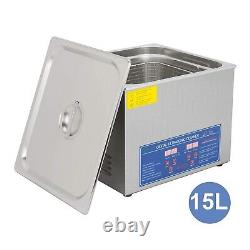 15L Heated Digital Ultrasonic Cleaner (US Standard 110V)