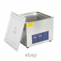 15L Professional Digital Ultrasonic Cleaner Machine with Timer Heated Cleaning