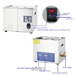 15L Professional Digital Ultrasonic Cleaner Machine with Timer Heated Cleaning