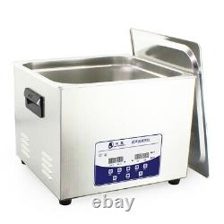 15L Professional Ultrasonic Cleaner Machine with Digital Touchpad Timer Heated