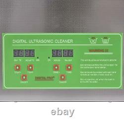 15L Professional WithTimer Heated Cleaning Machines Digital Ultrasonic Cleaner US