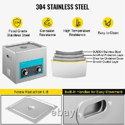 15L Stainless Steel Industry Heated Ultrasonic Cleaner Knob Control Heater Timer