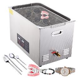 15L Stainless Ultrasonic Cleaner Cleaning Equipment Industry Heated With Timer