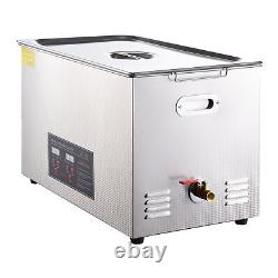 15L Stainless Ultrasonic Cleaner Cleaning Equipment Industry Heated with Timer