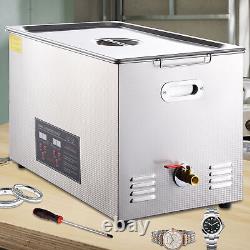 15L Stainless Ultrasonic Cleaner Cleaning Equipment Industry Heated with Timer