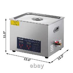 15L Ultrasonic Cleaner Cleaning Equipment Liter Industry Heated With Timer Basket