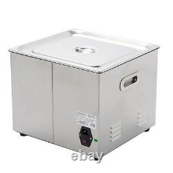 15L Ultrasonic Cleaner Jewelry Cleaning Machine Heated Heater withTimer pap