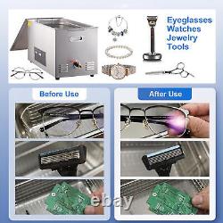 15L Ultrasonic Cleaner Machine with 360W Power Timer 400W Heater Brand New