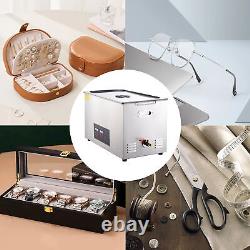 15L Ultrasonic Cleaner Machine with 360W Power Timer 400W Heater Brand New
