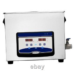 15L Ultrasonic Cleaner Stainless Steel Industry Heated Heater withTimer US
