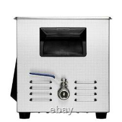 15L Ultrasonic Cleaner Stainless Steel Industry Heated Heater withTimer US