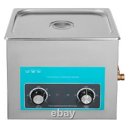 15L Ultrasonic Cleaner Stainless Steel Industry Heated Knob Control Heater Timer