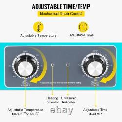 15L Ultrasonic Cleaner Stainless Steel Professional Knob Control with Heater Timer