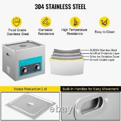 15L Ultrasonic Cleaner Stainless Steel Professional Knob Control with Heater Timer