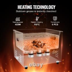15L Ultrasonic Cleaner with Heater Timer & Basket Digital Sonic Machine