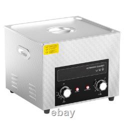 15L Ultrasonic Cleaner with Heater Timer & Basket Digital Sonic Machine