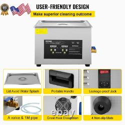 15L Upgraded Ultrasonic Cleaner 600W Heater 360W Ultrasonic Professional Digital