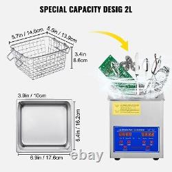 15L stainless steel ultrasonic cleaner with a digital heating timer for glasses