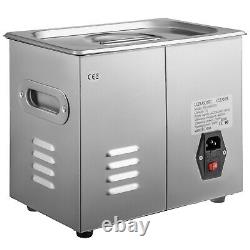15L stainless steel ultrasonic cleaner with a digital heating timer for glasses